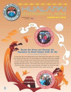 Cover of Hualapai Governmental News Summer 2014 Issue